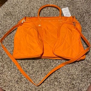 Orange Duffel bag